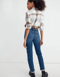 Madewell The High-Rise Slim Boyjean In Twyford Wash -Madewell Sales NG345 DM6102 d2