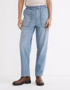Madewell Pull-On Relaxed Jeans In Beswick Wash -Madewell Sales NG366 DM4415 d5