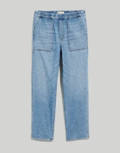 Madewell Pull-On Relaxed Jeans In Beswick Wash -Madewell Sales NG366 DM4415 ld