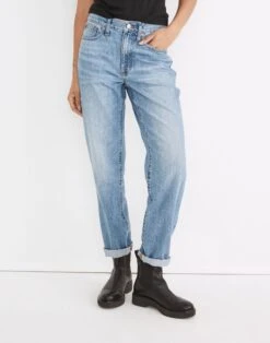 Madewell The Slouchy Boyjean In Riverspring Wash -Madewell Sales NG443 DM6581 d5