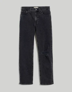 Madewell The Perfect Vintage Straight Jean In Rosella Wash: Ripped Edition -Madewell Sales NG456 DM5607 ld