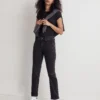 Madewell The Perfect Vintage Straight Jean In Rosella Wash: Ripped Edition