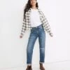 Madewell The Slouchy Boyjean In Standen Wash: Slit-Knee Edition