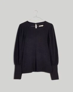 Madewell Brushed Puff-Sleeve Top -Madewell Sales NG574 HT1206 ld