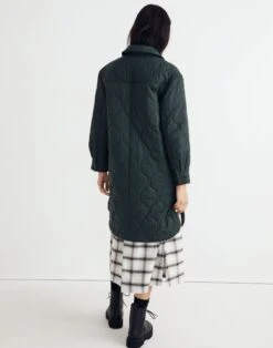 Madewell Airpuff Long Shirt-Jacket -Madewell Sales NG617 GR7795 d2