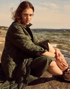 Madewell Airpuff Long Shirt-Jacket -Madewell Sales NG617 GR7795 d6