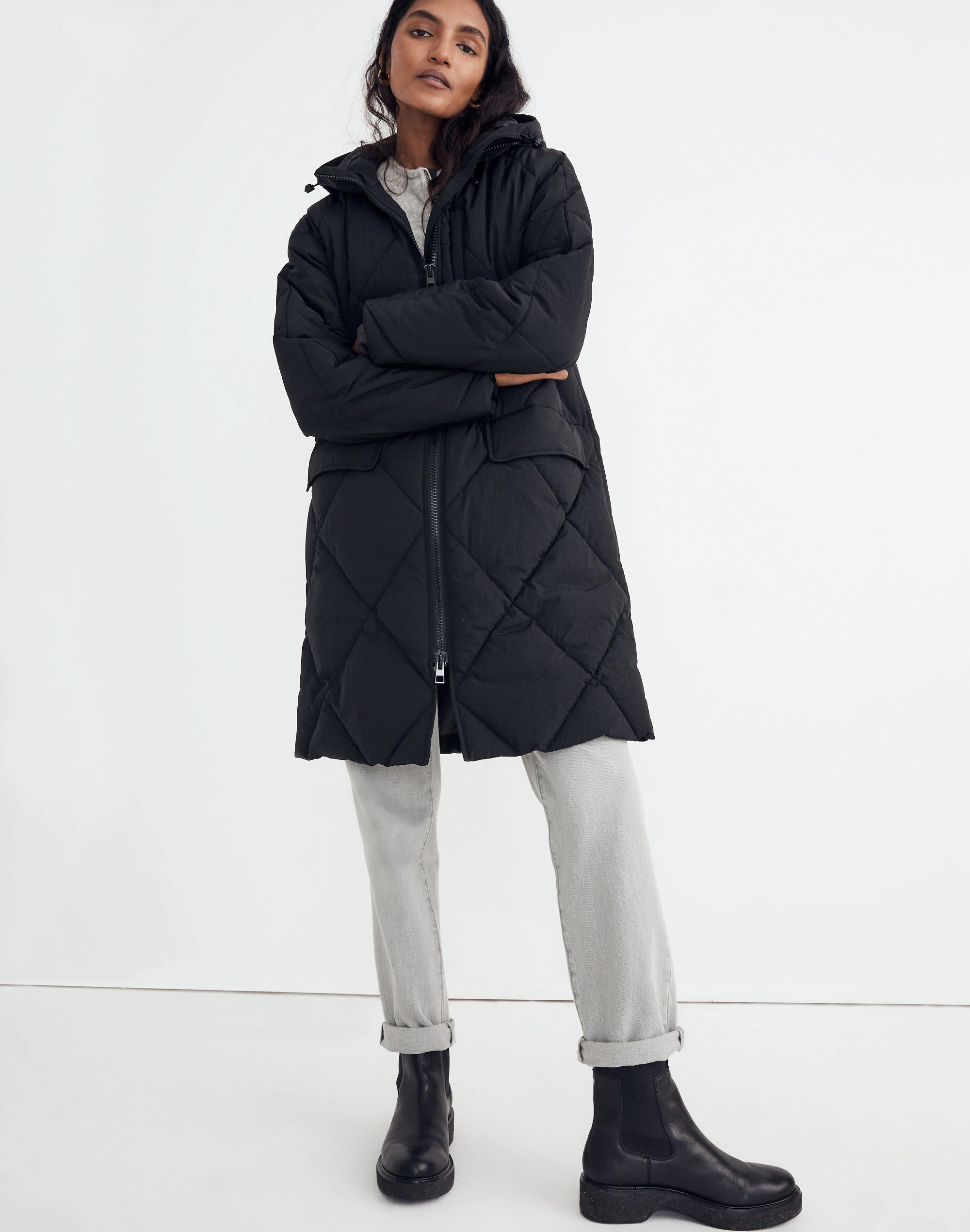 Madewell Surrey Hooded Puffer Coat 1 Madewell Surrey Hooded Puffer Coat