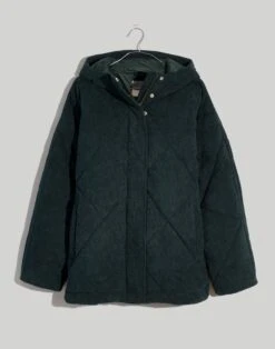Madewell Corduroy Holland Quilted Puffer Parka