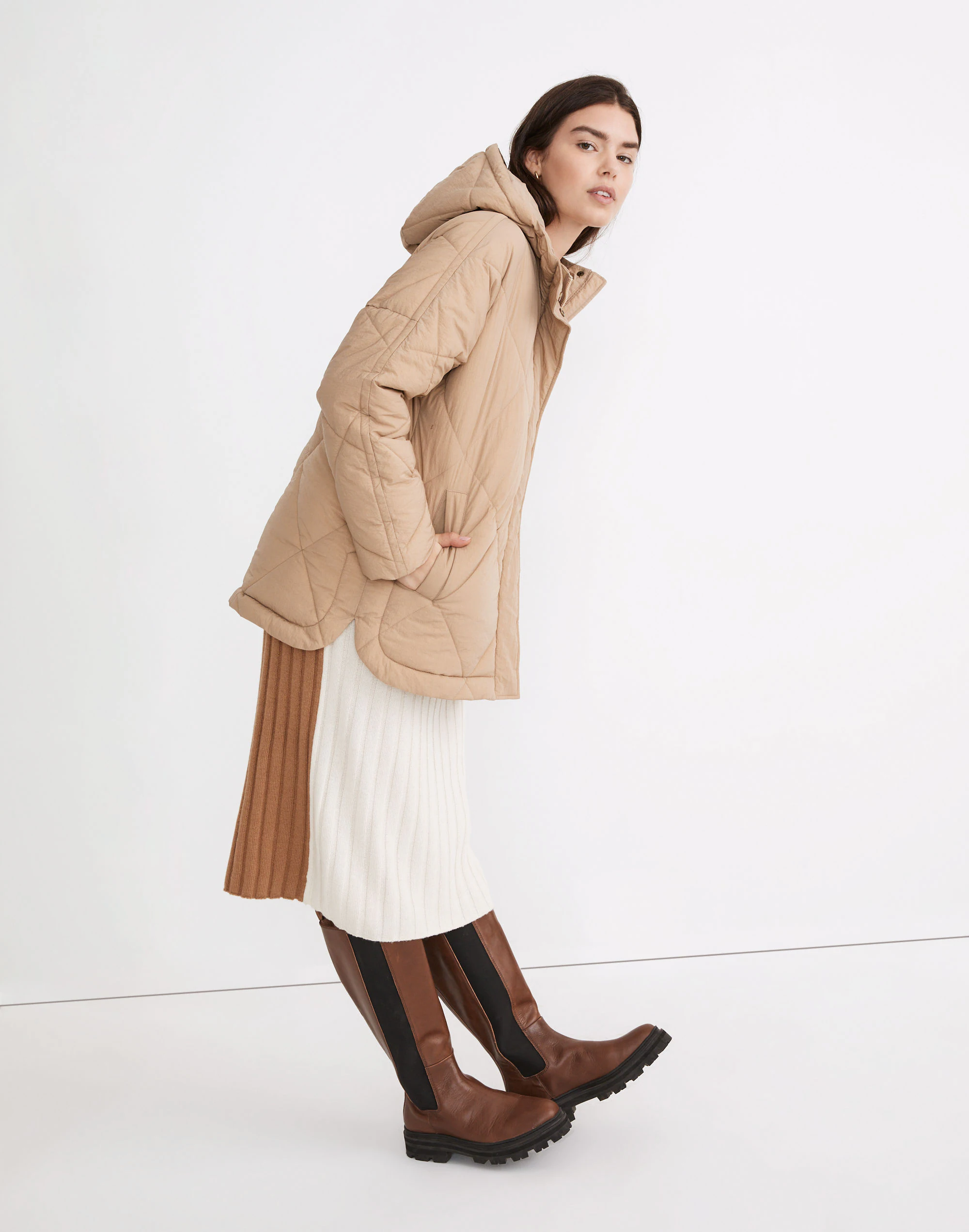 Madewell Holland Quilted Puffer Parka 2 Madewell Holland Quilted Puffer Parka - Image 2