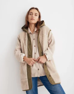 Madewell Convertible Quilted Faux-Shearling Jacket 9 Madewell Convertible Quilted Faux-Shearling Jacket -Madewell Sales NG662 NA0113 d5