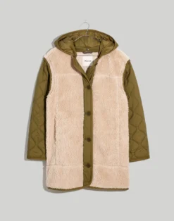 Madewell Convertible Quilted Faux-Shearling Jacket 11 Madewell Convertible Quilted Faux-Shearling Jacket -Madewell Sales NG662 NA0113 ld