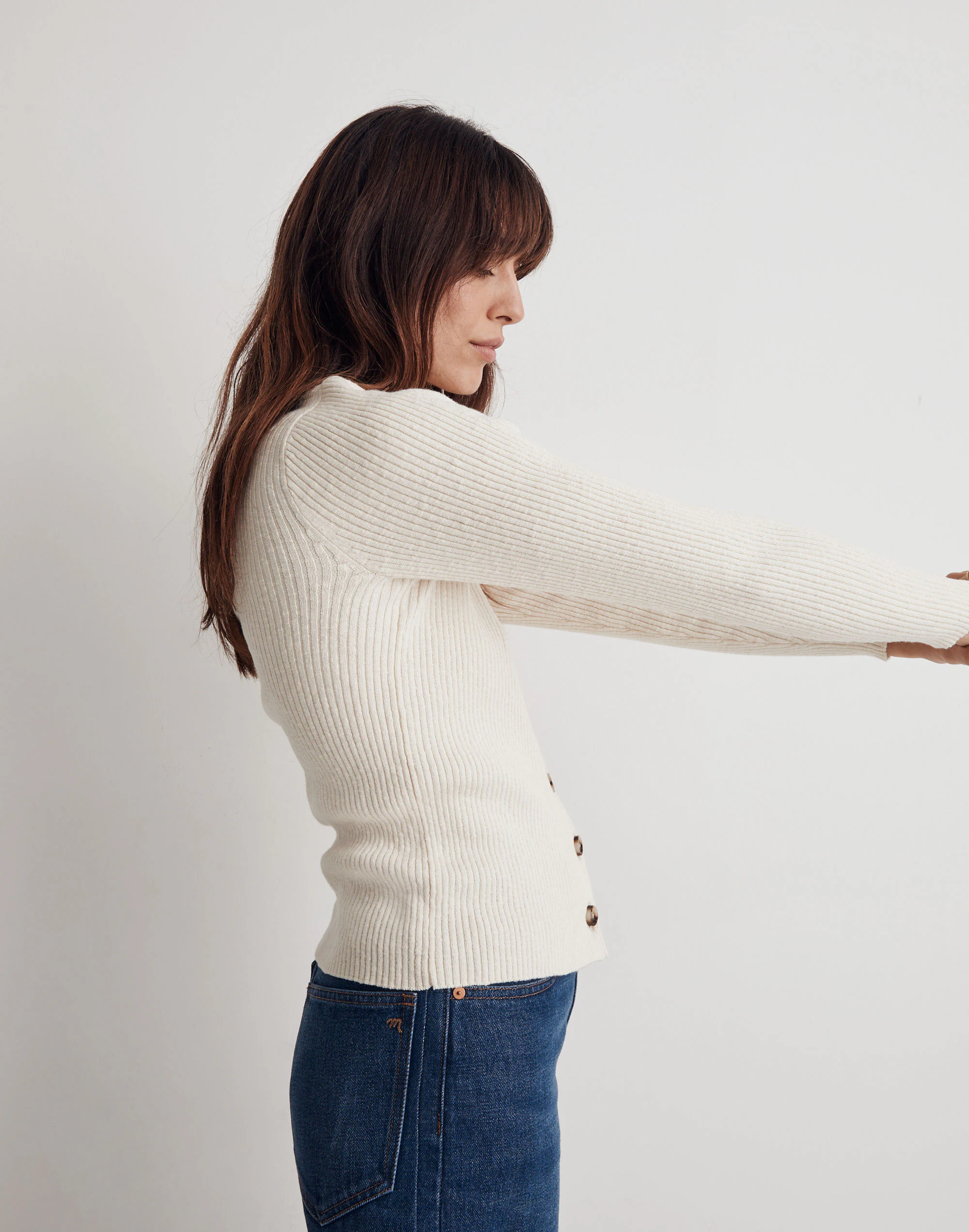 Madewell Scoopneck Cardigan Sweater 2 Madewell Scoopneck Cardigan Sweater - Image 2