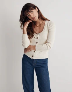 Madewell Scoopneck Cardigan Sweater