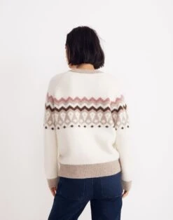 Madewell Fair Isle Markham Pullover Sweater -Madewell Sales NG752 SU9819 d2