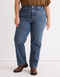 Madewell The Plus Curvy Perfect Vintage Straight Jean In Mayfield Wash -Madewell Sales NG855 DM6295 d5