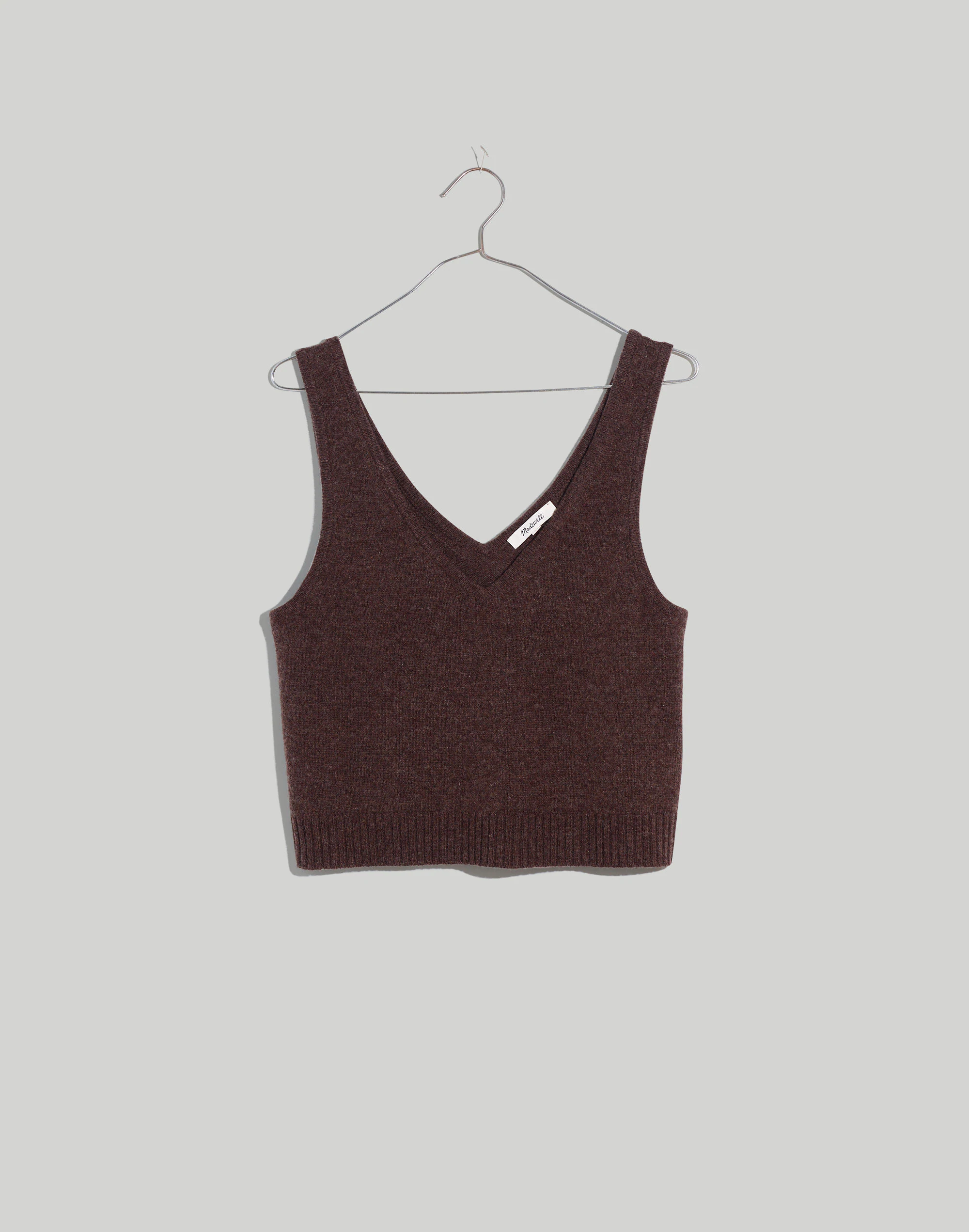 Madewell Carleton V-Neck Sweater Tank 4 Madewell Carleton V-Neck Sweater Tank - Image 4