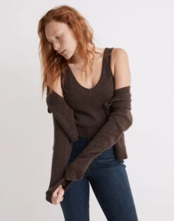 Madewell Carleton V-Neck Sweater Tank