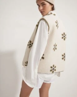 Madewell MWL (Re)sourced Sherpa Vest -Madewell Sales NG989 KF4733 d2