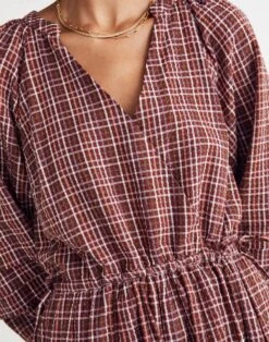 Madewell Seersucker Wrap Mini Dress -Madewell Sales NH100 WY9308 d5