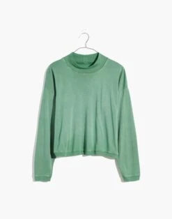 Madewell Rivet & Thread Mockneck Crop Tee -Madewell Sales NH215 GR7531 ld