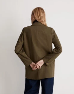 Madewell Drapeweave Caldwell Double-Breasted Blazer -Madewell Sales NH328 GR7199 d2