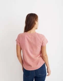 Madewell X BCRF Shrunken Shirttail Tee -Madewell Sales NH507 HT1998 d2