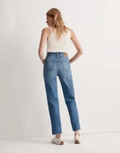 Madewell The Perfect Vintage Straight Jean In Becker Wash: Button-Front Edition -Madewell Sales NH632 DM6484 d2