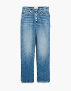 Madewell The Perfect Vintage Straight Jean In Becker Wash: Button-Front Edition -Madewell Sales NH632 DM6484 ld