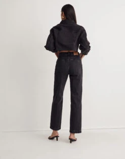 Madewell The Perfect Vintage Wide-Leg Jean In Black Worn Wash: Exposed-Zip Edition -Madewell Sales NH649 DM3850 d2