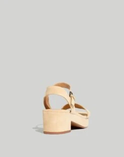 Madewell The Lina Platform Sandal In Suede -Madewell Sales NH880 NA5884 d3