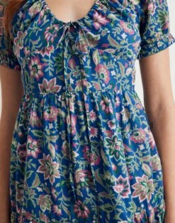Madewell Banjanan Voile Artemis Dress In Surf Floral -Madewell Sales NH917 EE3617 d5