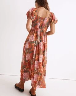Madewell Banjanan Voile Dragon Dress In Patchwork Floral -Madewell Sales NH918 EE3616 d2