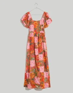 Madewell Banjanan Voile Dragon Dress In Patchwork Floral -Madewell Sales NH918 EE3616 ld