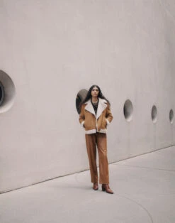 Madewell The Perfect Vintage Wide-Leg Pant: Faux Leather Edition -Madewell Sales NI302 BR6070 d6