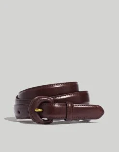 Madewell Leather Covered Buckle Belt