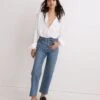 Madewell The Perfect Vintage Wide-Leg Crop Jean In Knoxville Wash