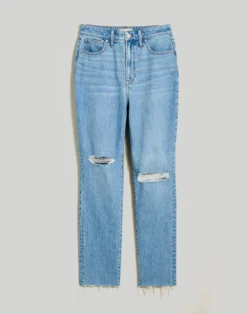 Madewell The Curvy Perfect Vintage Jean In Bradwell Wash: Ripped Edition -Madewell Sales NI931 DM6801 ld