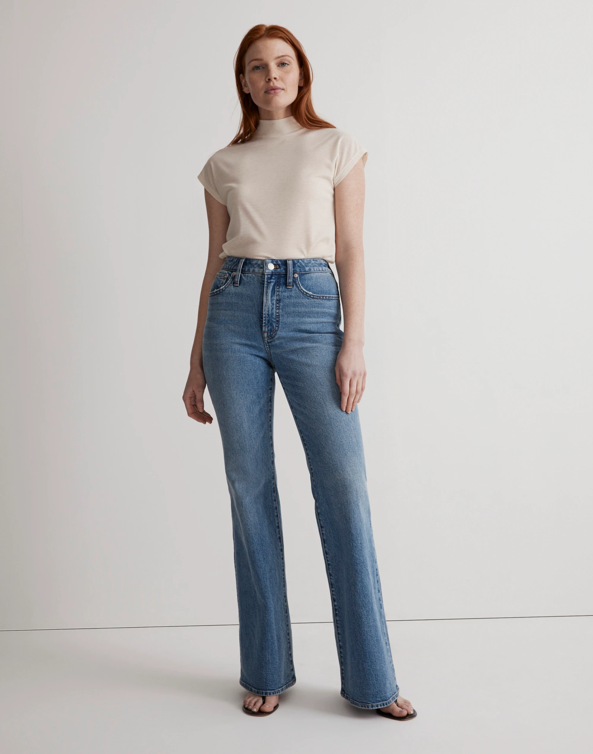 Madewell The Curvy Perfect Vintage Flare Jean In Tarlow Wash 1 Madewell The Curvy Perfect Vintage Flare Jean In Tarlow Wash