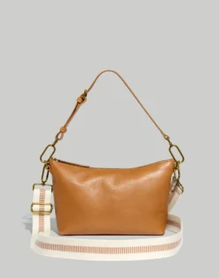 Madewell The Leather Carabiner Crossbody Sling Bag: Webbing Strap Edition