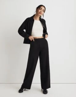 Madewell MWL Ponte Wide-Leg Pants