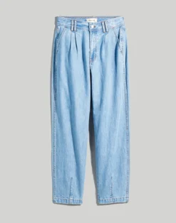 Madewell Baggy Tapered Jeans In Idarose Wash: Pleated Edition -Madewell Sales NJ217 DM6825 ld