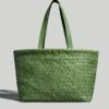 Madewell Large Woven Leather Tote