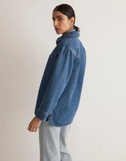 Madewell Denim Shirt-Jacket In Taitley Wash -Madewell Sales NJ510 DM6594 d1