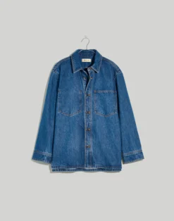 Madewell Denim Shirt-Jacket In Taitley Wash -Madewell Sales NJ510 DM6594 ld