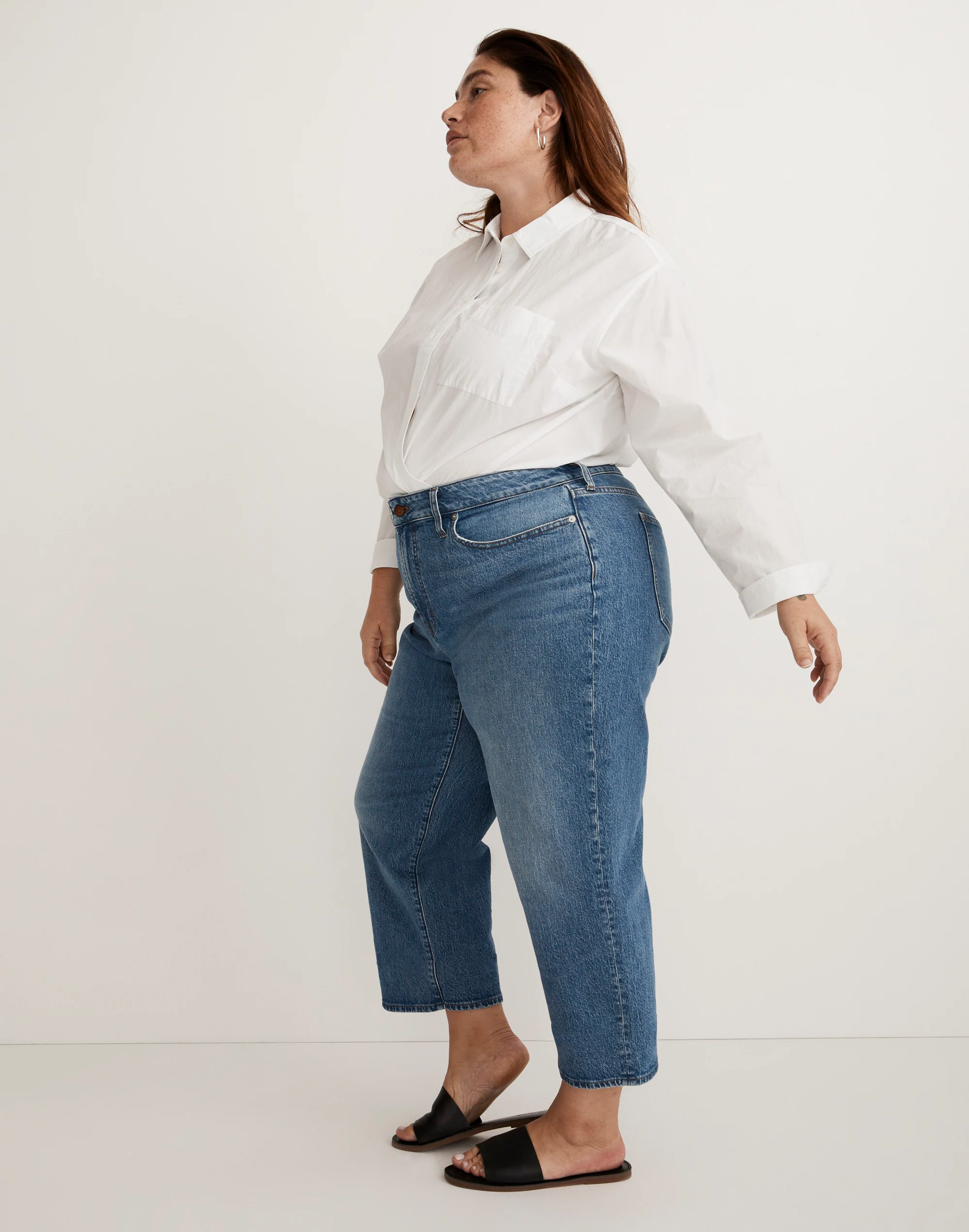Madewell The Plus Perfect Vintage Wide-Leg Crop Jean In Cresslow Wash 2 Madewell The Plus Perfect Vintage Wide-Leg Crop Jean In Cresslow Wash - Image 2