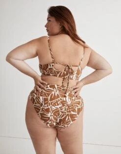 Madewell Plus High-Rise Crossover Bikini Bottom -Madewell Sales NJ957 PP4104 d2