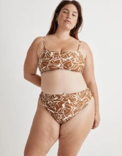 Madewell Plus High-Rise Crossover Bikini Bottom -Madewell Sales NJ957 PP4104 d5