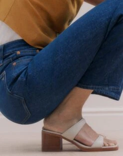 Madewell The Saige Double-Strap Sandal In Leather -Madewell Sales NK041 NA5953 d6