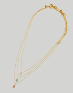 Madewell Stone Collection Three-Pack Necklace Set -Madewell Sales NK393 EE3929 d1