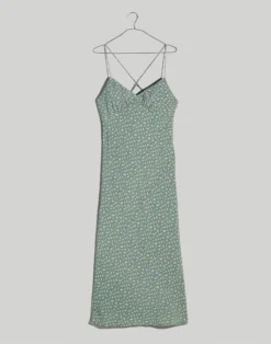 Madewell Layton Midi Slip Dress In Bitsy Bouquet -Madewell Sales NK420 PP3853 ld